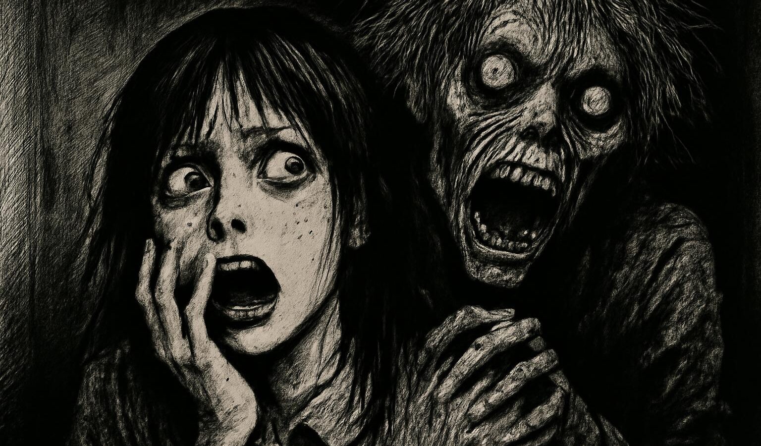 horror manga dark