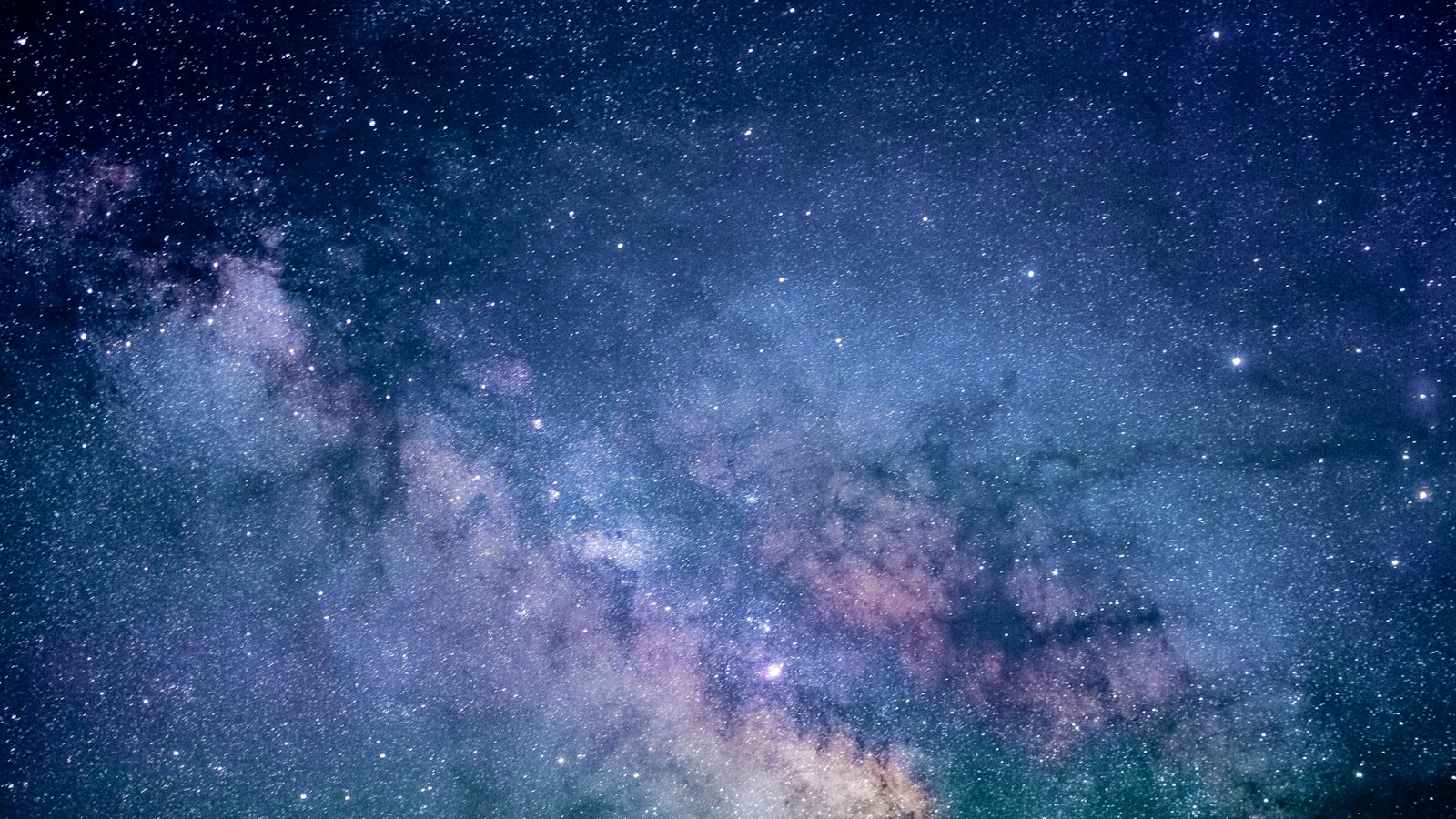 blue and purple galaxy digital wallpaper