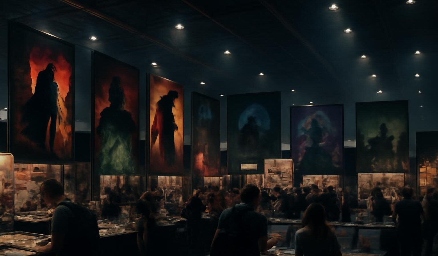 comic book convention hall