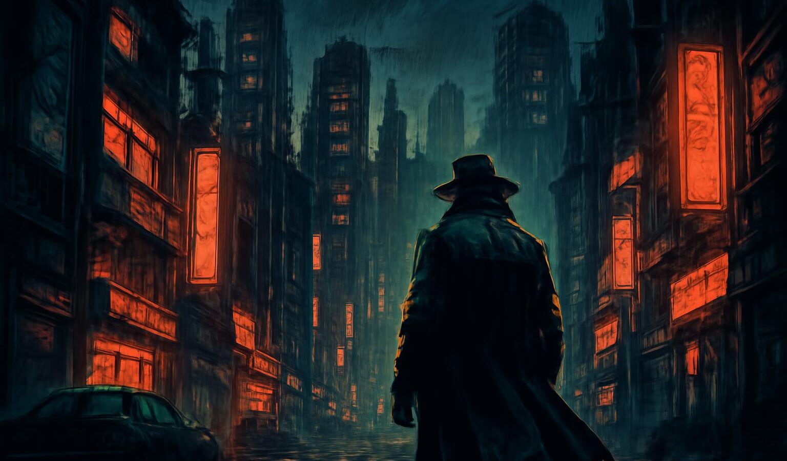 dystopian city future