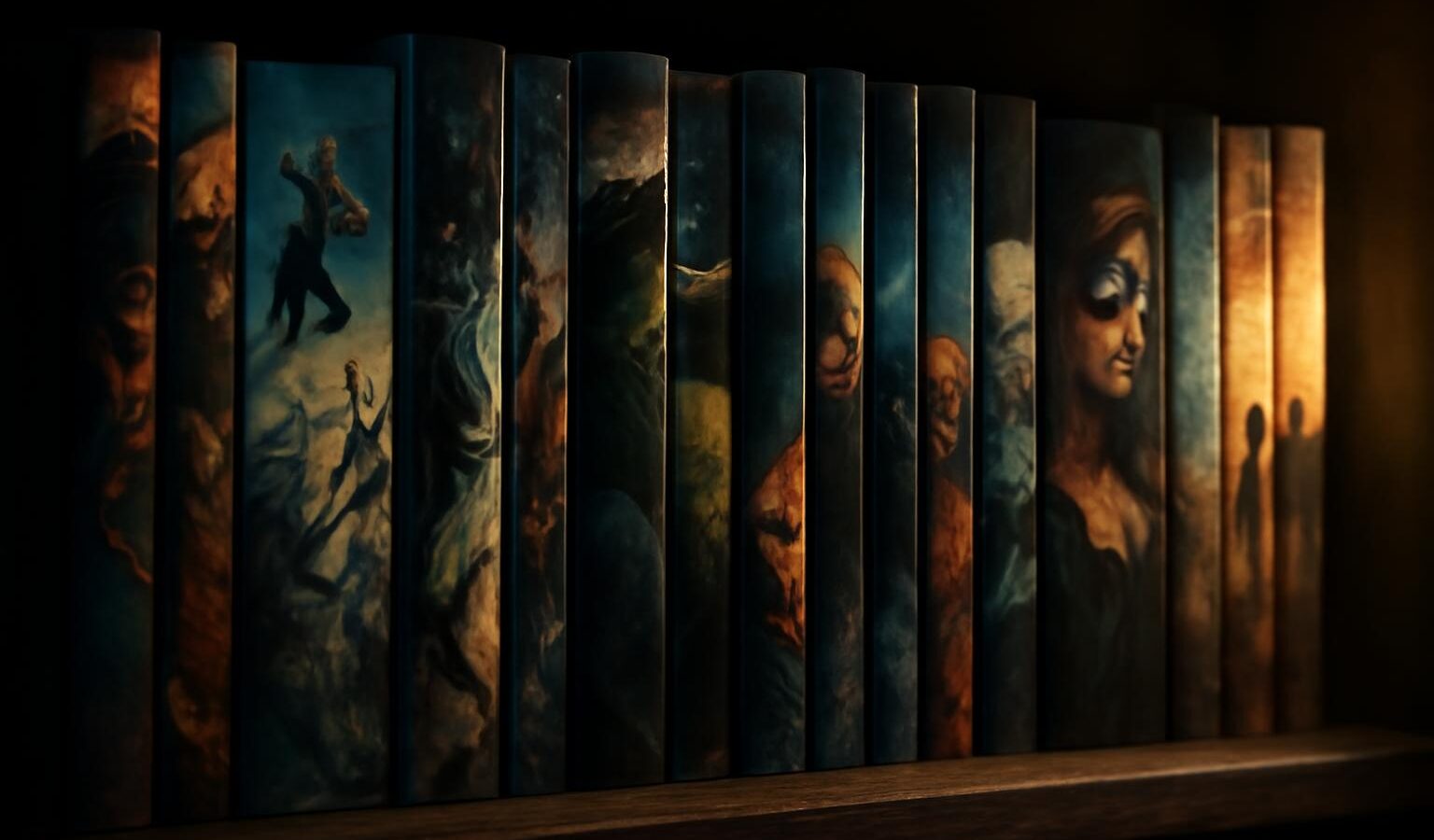 comic books row shelf